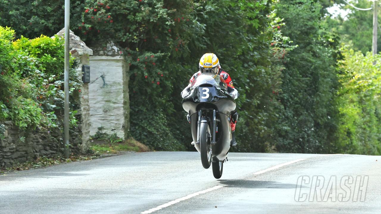 2024 Manx Grand Prix Mike Browne fastest as practice finally resumes